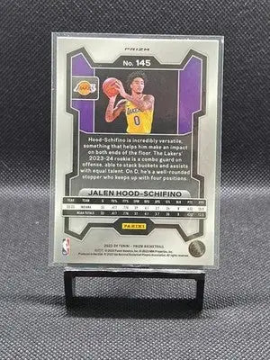 2023-24 Panini Prizm Jalen Hood-Schifino Cracked Ice Prizm Rookie #145 Lakers RC - Basketball Card Single