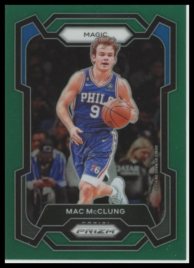 2023-24 Panini Prizm - Mac McClung #258 Green Prizm