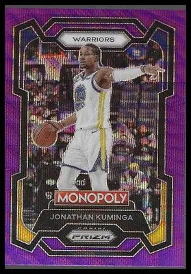 2023-24 Panini Prizm Monopoly #30 Jonathan Kuminga Purple