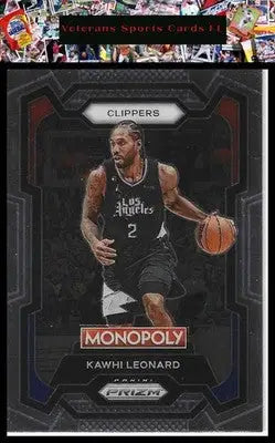 2023-24 Panini Prizm Monopoly #37 Kawhi Leonard