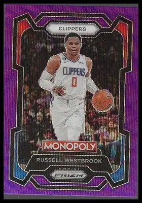 2023-24 Panini Prizm Monopoly #38 Russell Westbrook Purple