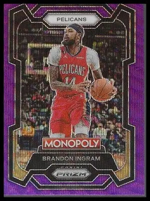 2023-24 Panini Prizm Monopoly #57 Brandon Ingram Purple