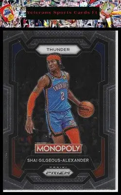 2023-24 Panini Prizm Monopoly #61 Shai Gilgeous-Alexander