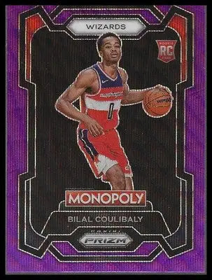 2023-24 Panini Prizm Monopoly #90 Bilal Coulibaly Purple