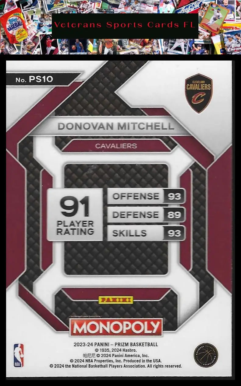 2023-24 Panini Prizm Monopoly #PS1 Nikola Jokic All-Star - Basketball Card Single