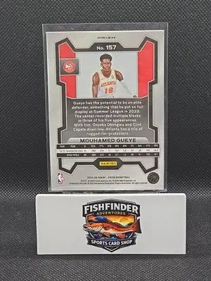 2023-24 Panini Prizm - Mouhamed Gueye #157 Ruby Wave Prizm (RC) - Basketball Card Single