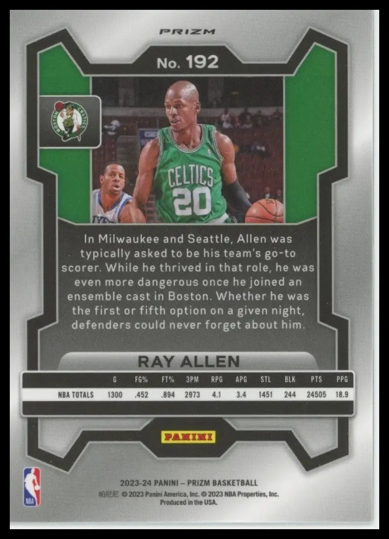 2023-24 Panini Prizm - Ray Allen #192 Ice Prizm