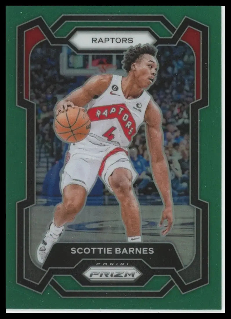 2023-24 Panini Prizm - Scottie Barnes #24 Green Prizm