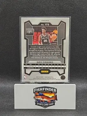 2023-24 Panini Prizm - Sidy Cissoko #173 Orange Ice Prizm (RC) - Basketball Card Single