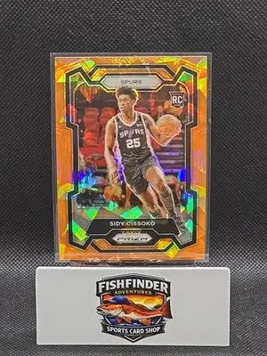 2023-24 Panini Prizm - Sidy Cissoko #173 Orange Ice Prizm (RC) - Basketball Card Single