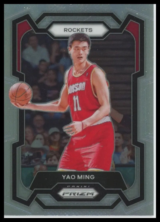 2023-24 Panini Prizm - Yao Ming #199 Silver Prizm - Basketball Card Single
