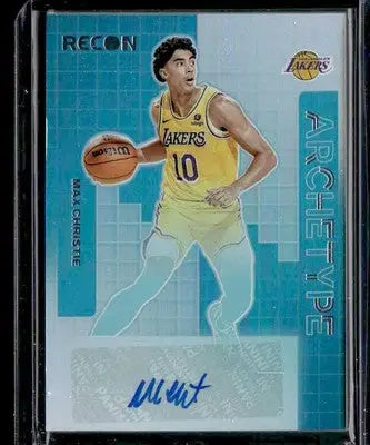 2023-24 Panini Recon #AS-MAX Max Christie Archetype Signatures - Basketball Card Single