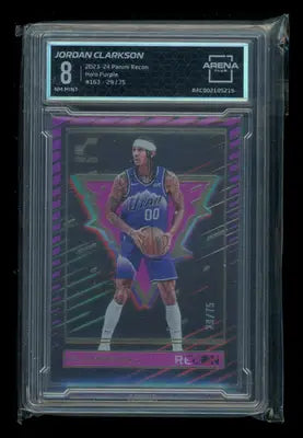 2023-24 Panini Recon Holo Purple Jordan Clarkson #163 29/75 Arena Club 8 - Basketball Card Single