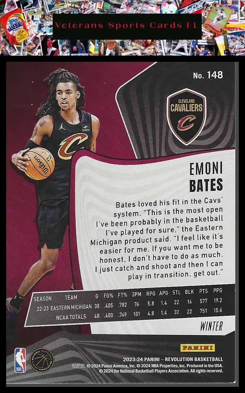 2023-24 Panini Revolution #143 Keyontae Johnson Winter - Basketball Card Single