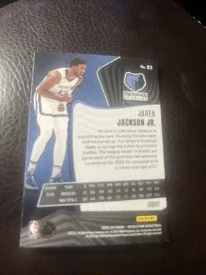 Jaren Jackson Jr. basketball card from Panini Revolution 2023-24 Jaren Jackson series