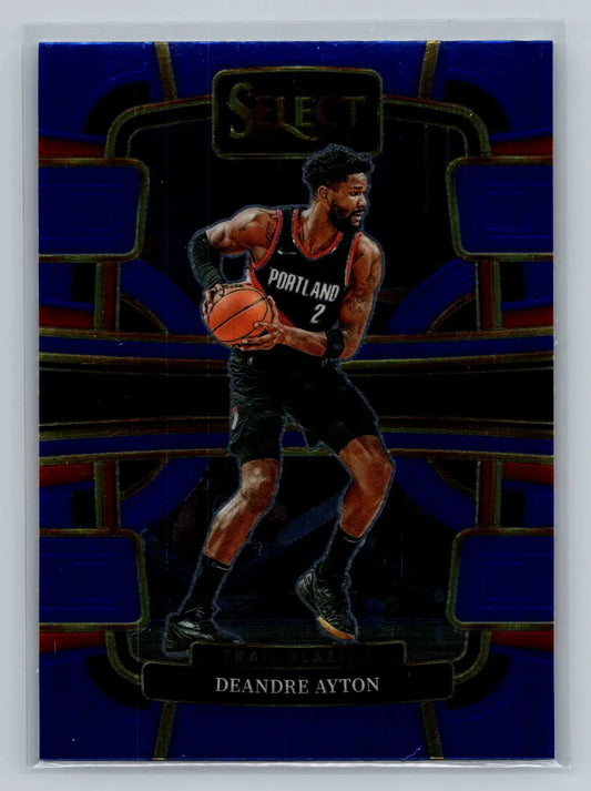 2023-24 Panini Select #11 Deandre Ayton Blue (Retail Base) Portland - Basketball Card Single