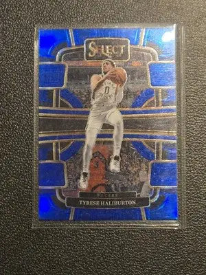 2023-24 Panini Select #29 Tyrese Haliburton Blue (Retail Base) - Basketball Card Single