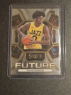 2023-24 Panini Select #3 Taylor Hendricks Select Future Silver Prizms - Basketball Card Single