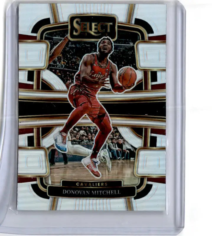 2023-24 Panini Select #38 Donovan Mitchell Silver Prizms - Basketball Card Single