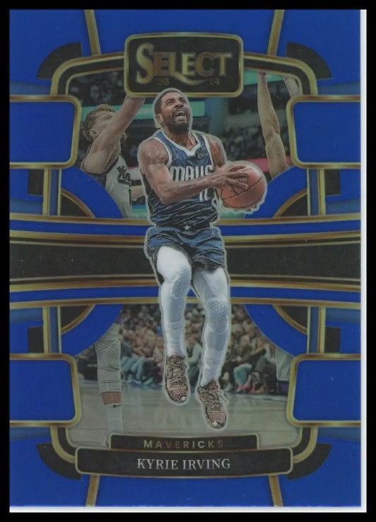 2023-24 Panini Select Blue Concourse Kyrie Irving #21 Dallas Mavericks Card NBA - Basketball Card Single