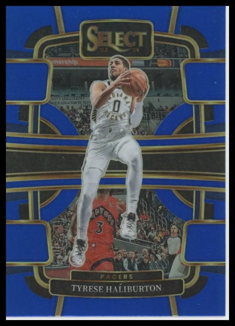 2023-24 Panini Select Blue Concourse Tyrese Haliburton #29 Indiana Pacers Card - Basketball Card Single