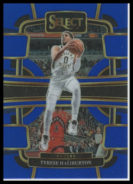 2023-24 Panini Select Blue Concourse Tyrese Haliburton #29 Indiana Pacers Card - Basketball Card Single