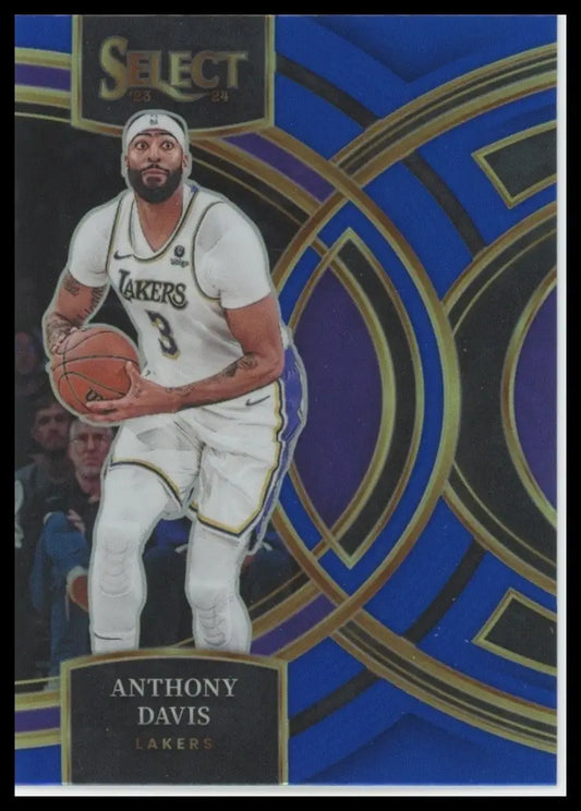 2023-24 Panini Select Blue Premier Level Anthony Davis #181 Los Angeles Lakers - Basketball Card Single