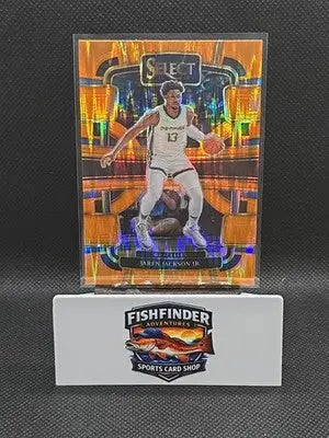 2023-24 Panini Select - Concourse Jaren Jackson Jr. #30 Orange Flash Prizm - Basketball Card Single