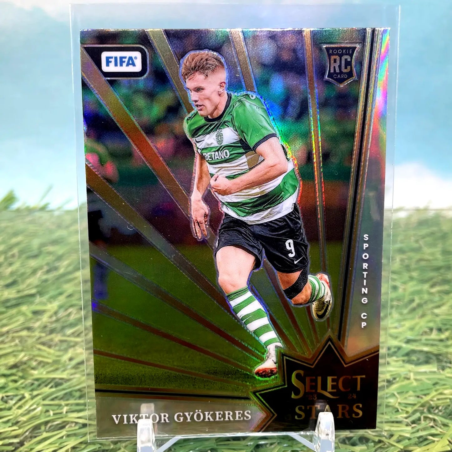 2023-24 Panini Select FIFA Viktor Gyokeres RC Stars Silver Prizm #16 - Soccer Card Single