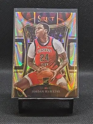 2023-24 Panini Select - Mezzanine Level Jordan Hawkins #334 Tectonic Prizm (RC) - Basketball Card Single