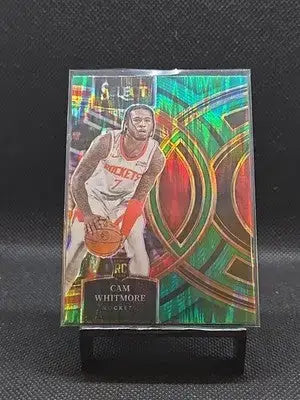 2023-24 Panini Select - Premier Level Cam Whitmore #118 Green Shock Prizm (RC) - Basketball Card Single