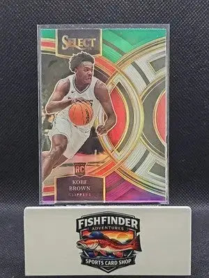 2023-24 Panini Select - Premier Level Kobe Brown #110 Green White Purple... - Basketball Card Single