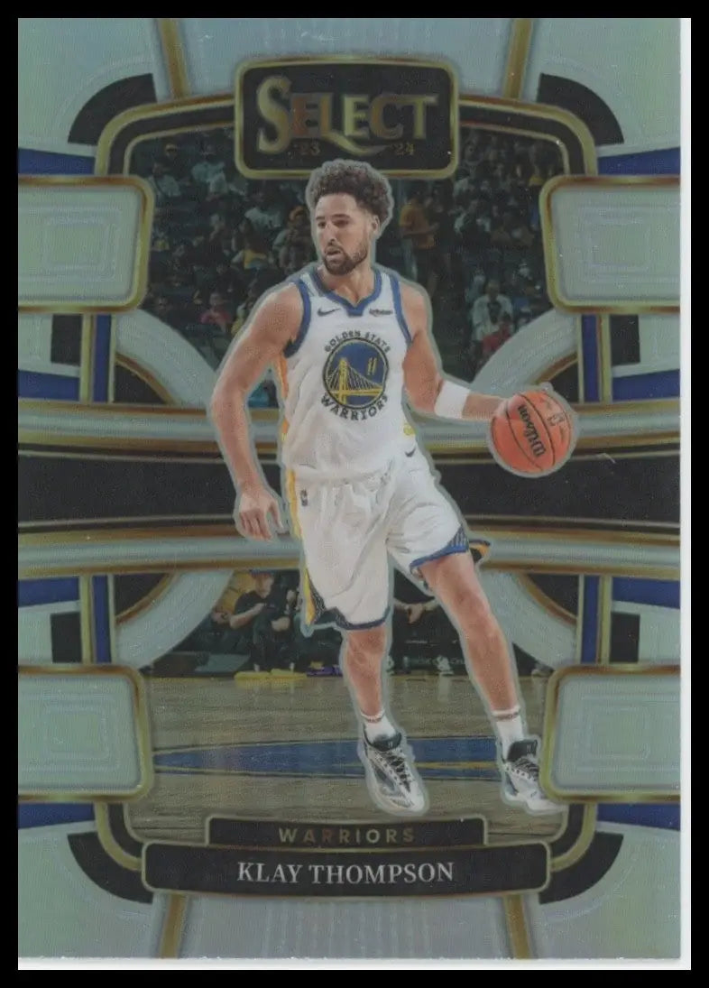 2023-24 Panini Select Silver Concourse Klay Thompson #3 Golden State Warriors - Basketball Card Single