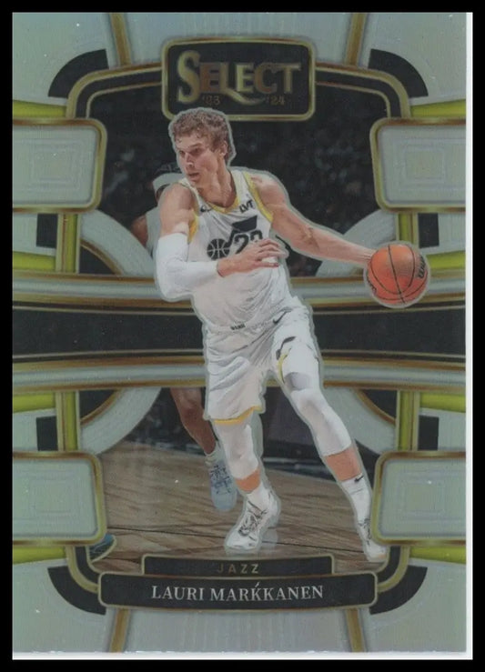 2023-24 Panini Select Silver Concourse Lauri Markkanen #19 Utah Jazz Basketball - Basketball Card Single