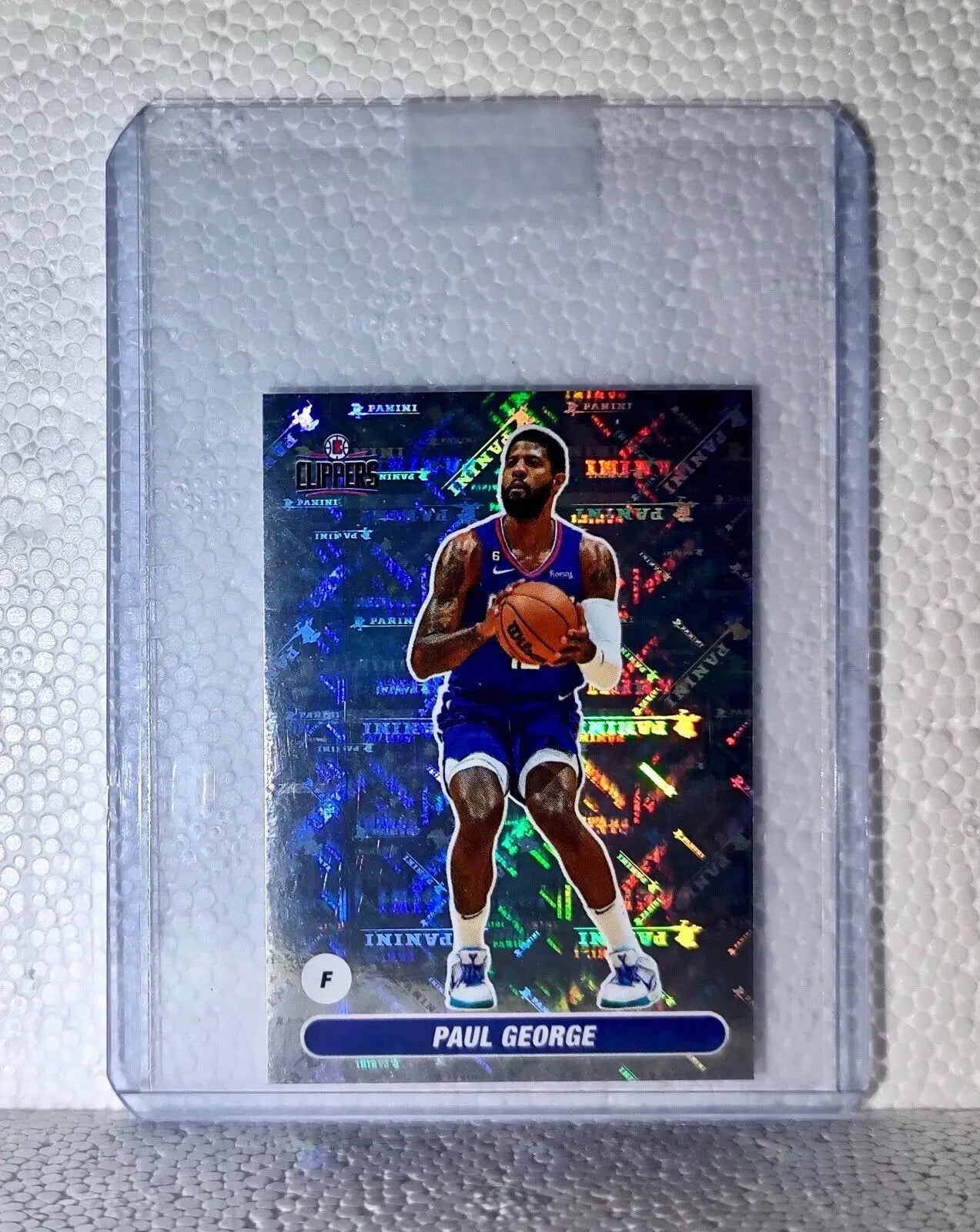 2023-24 Paul George Panini NBA Basketball #349 Sticker Los Angeles Clippers - Basketball Card Single