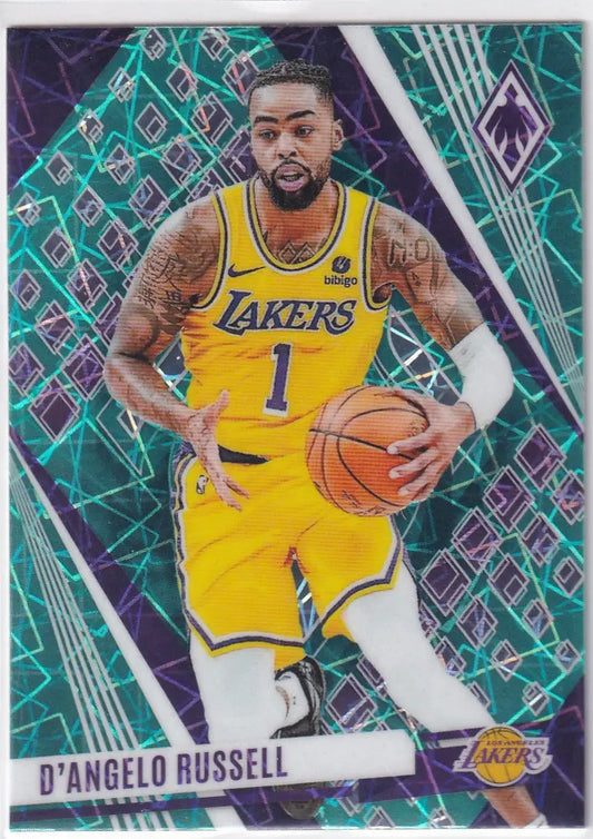 2023-24 PHOENIX #136 DANGELO RUSSELL TEAL VELOCITY- LOS ANGELES LAKERS - Basketball Card Single