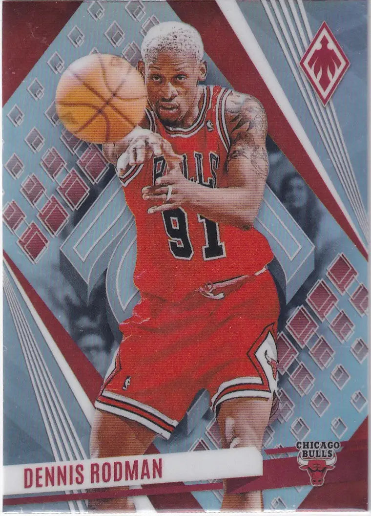 2023-24 PHOENIX #142 DENNIS RODMAN REFRACTOR- CHICAGO BULLS - Basketball Card Single