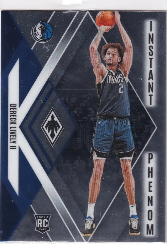 2023-24 PHOENIX #19 DERECK LIVELY INSTANT PHENOM- DALLAS MAVERICKS - Basketball Card Single