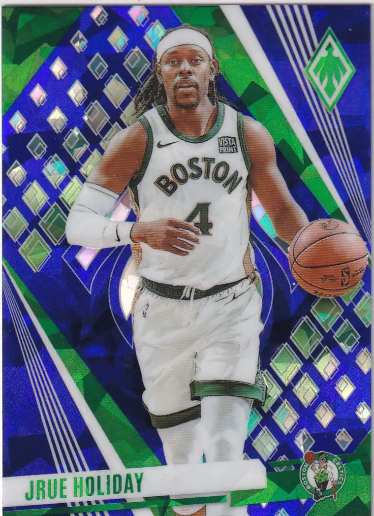 2023-24 PHOENIX #25 JRUE HOLIDAY BLUE CRACKED ICE- BOSTON CELTICS - Basketball Card Single