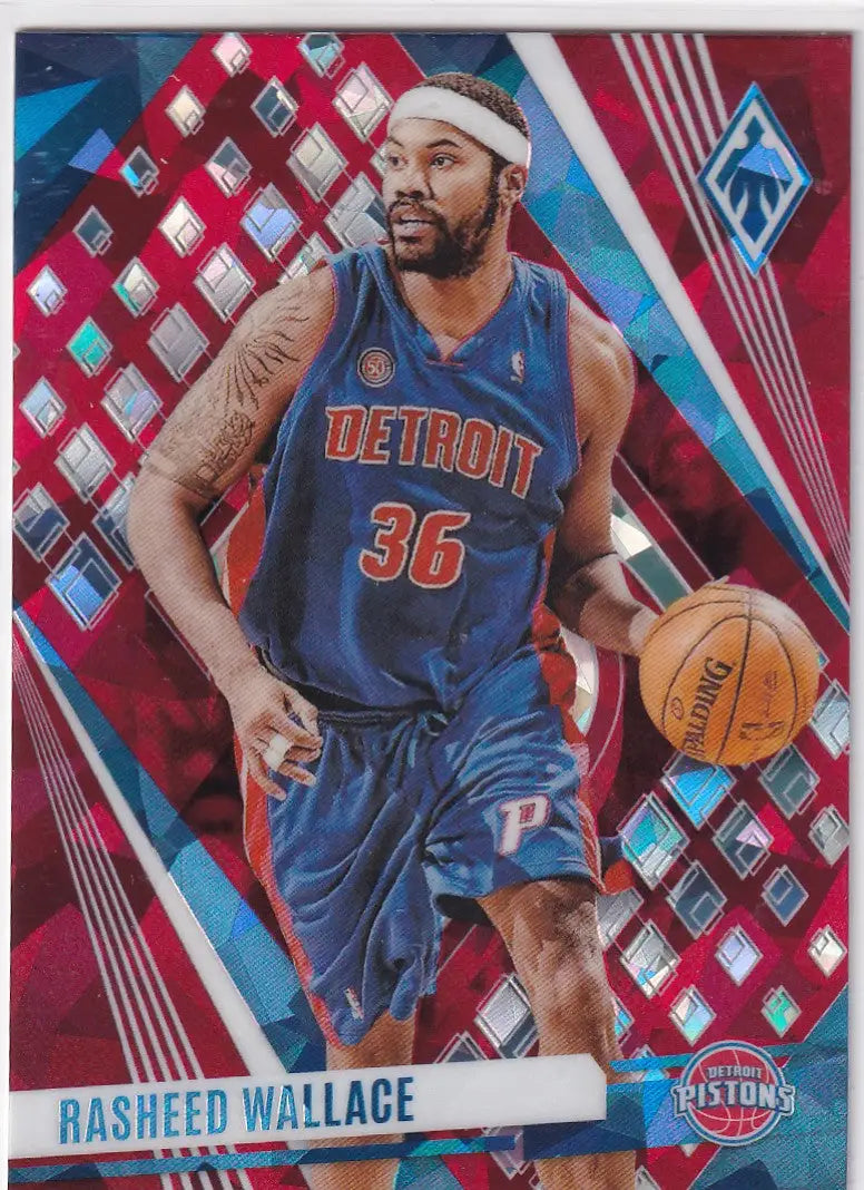 2023-24 PHOENIX #33 RASHEED WALLACE CRACKED ICE - DETROIT PISTONS