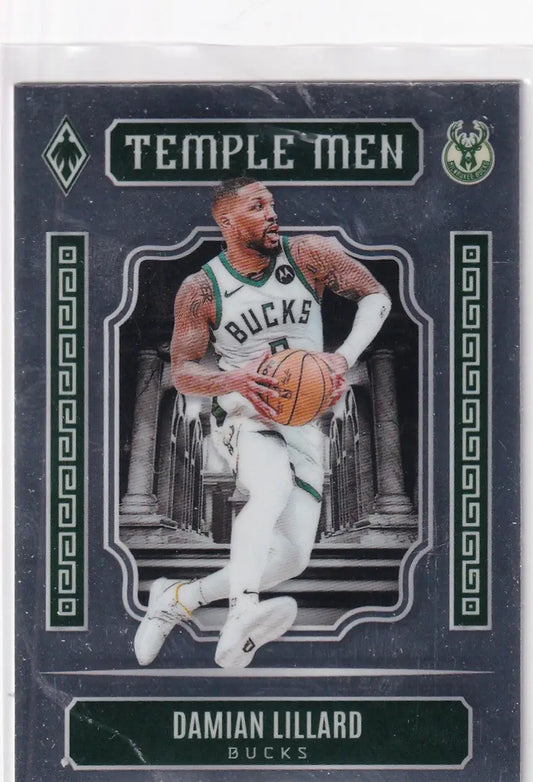 2023-24 PHOENIX #5 DAMIAN LILLARD TEMPLE MEN- MILWAUKEE BUCKS - Basketball Card Single