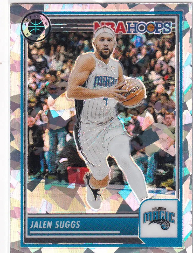 2023-24 PREMIUM STOCK #110 JALEN SUGGS CRACKED ICE- ORLANDO MAGIC