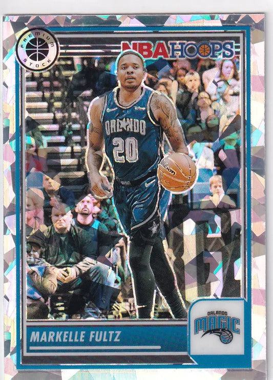 2023-24 PREMIUM STOCK #152 MARKELLE FULTZ CRACKED ICE- ORLANDO MAGIC - Basketball Card Single
