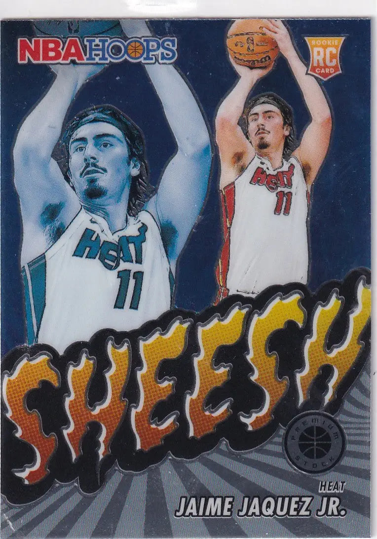 2023-24 PREMIUM STOCK #20 JAMIE JAQUEZ JR SHEESH- MIAMI HEAT - Basketball Card Single