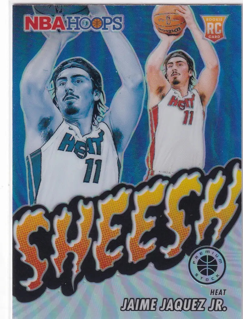 2023-24 PREMIUM STOCK #20 JAMIE JAQUEZ JR SHEESH REFRACTOR- MIAMI HEAT - Basketball Card Single