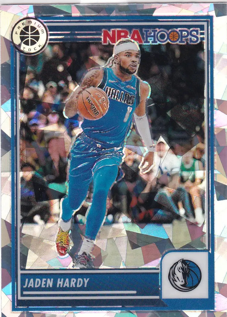 2023-24 PREMIUM STOCK #227 JADEN HARDY CRACKED ICE- DALLAS MAVERICKS