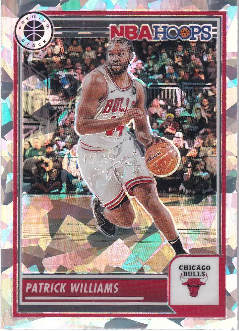 2023-24 PREMIUM STOCK #273 PATRICK WILLIAMS CRACKED ICE- CHICAGO BULLS - Basketball Card Single