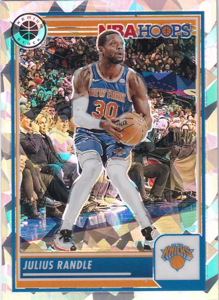 2023-24 PREMIUM STOCK #42 JULIUS RANDLE CRACKED ICE- NEW YORK KNICKS