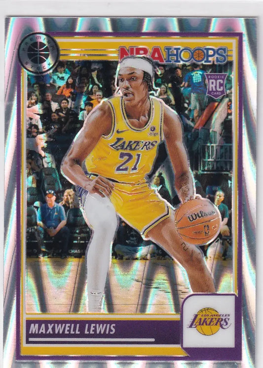 2023-24 PREMIUM STOCK #56 MAXWELL LEWIS SIESMIC- LOS ANGELES LAKERS - Basketball Card Single