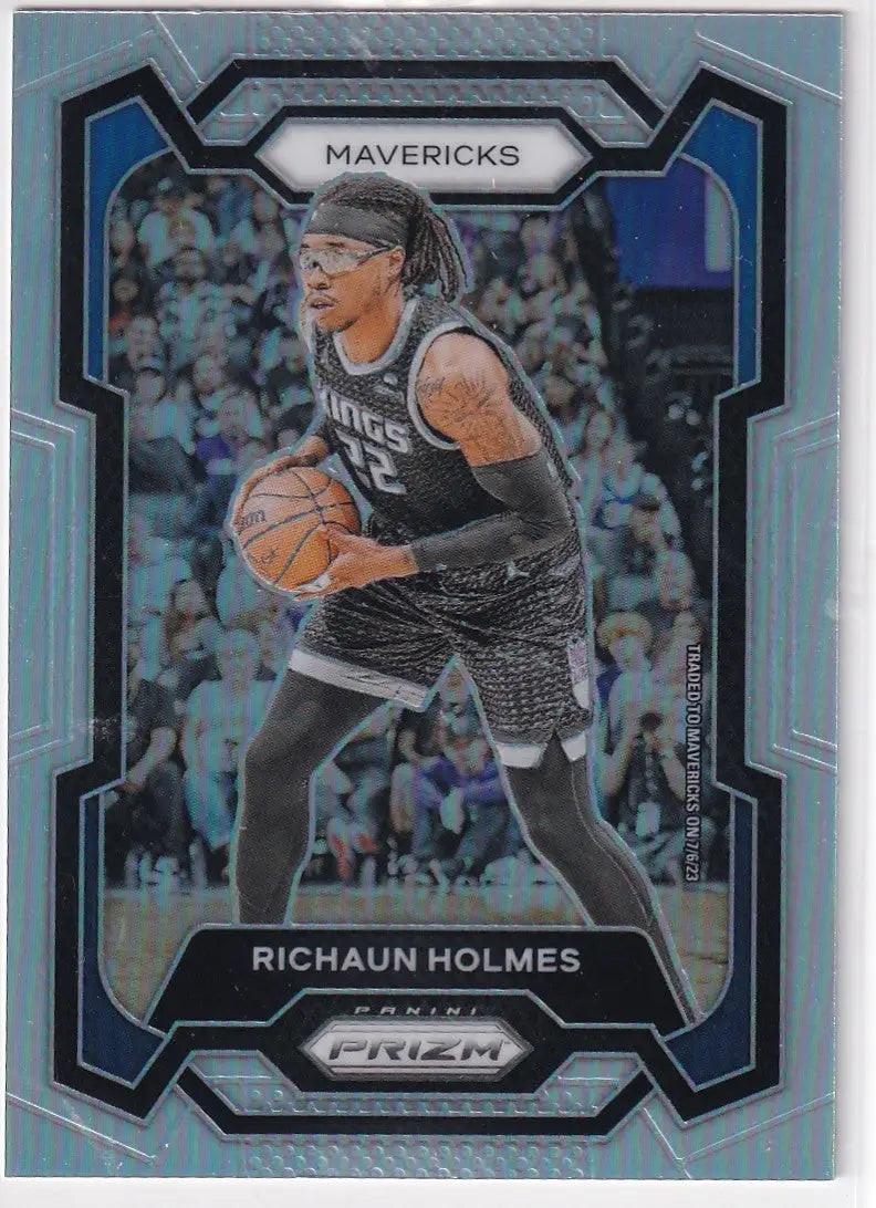 2023-24 PRIZM #212 RICHAUN HOLMES REFRACTOR- DALLAS MAVERICKS